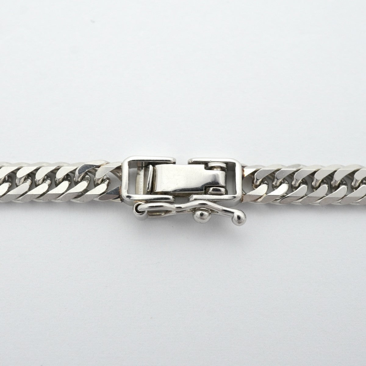 【6khe0027】喜平 ネックレス Pt850 プラチナ 6面 ダブル 50.2cm 30.2g キヘイ【中古】メンズ レディース ユニセックス