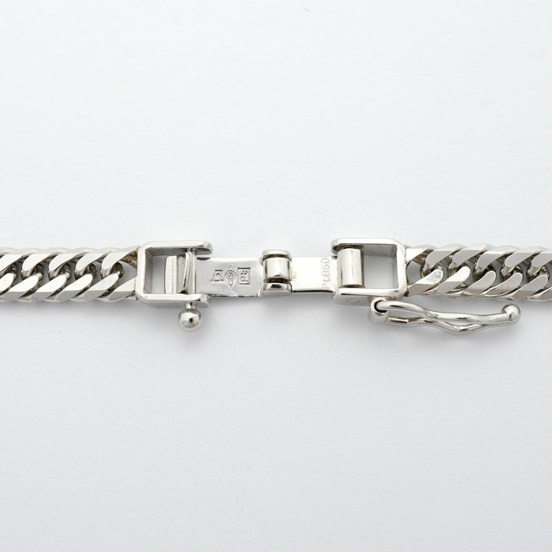 【6khe0027】喜平 ネックレス Pt850 プラチナ 6面 ダブル 50.2cm 30.2g キヘイ【中古】メンズ レディース ユニセックス