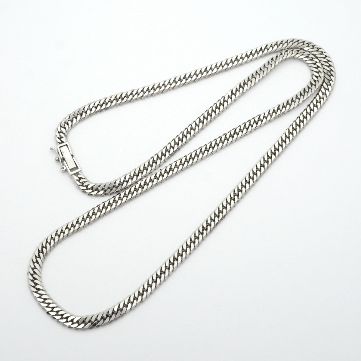 【6khe0028】喜平 ネックレス Pt850 プラチナ 6面 ダブル 50.5cm 30.6g キヘイ【中古】メンズ レディース ユニセックス