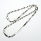 【6khe0028】喜平 ネックレス Pt850 プラチナ 6面 ダブル 50.5cm 30.6g キヘイ【中古】メンズ レディース ユニセックス