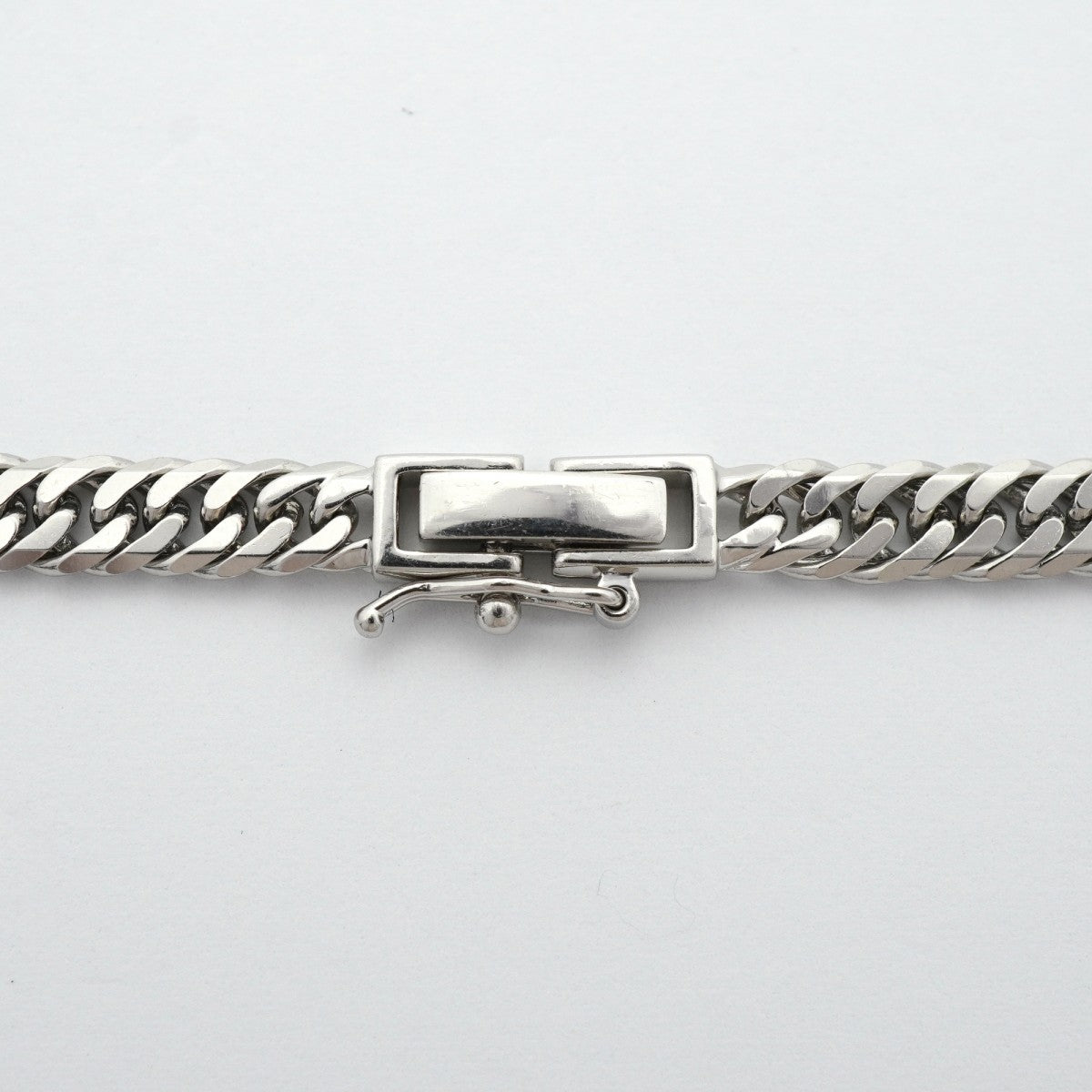 【6khe0028】喜平 ネックレス Pt850 プラチナ 6面 ダブル 50.5cm 30.6g キヘイ【中古】メンズ レディース ユニセックス