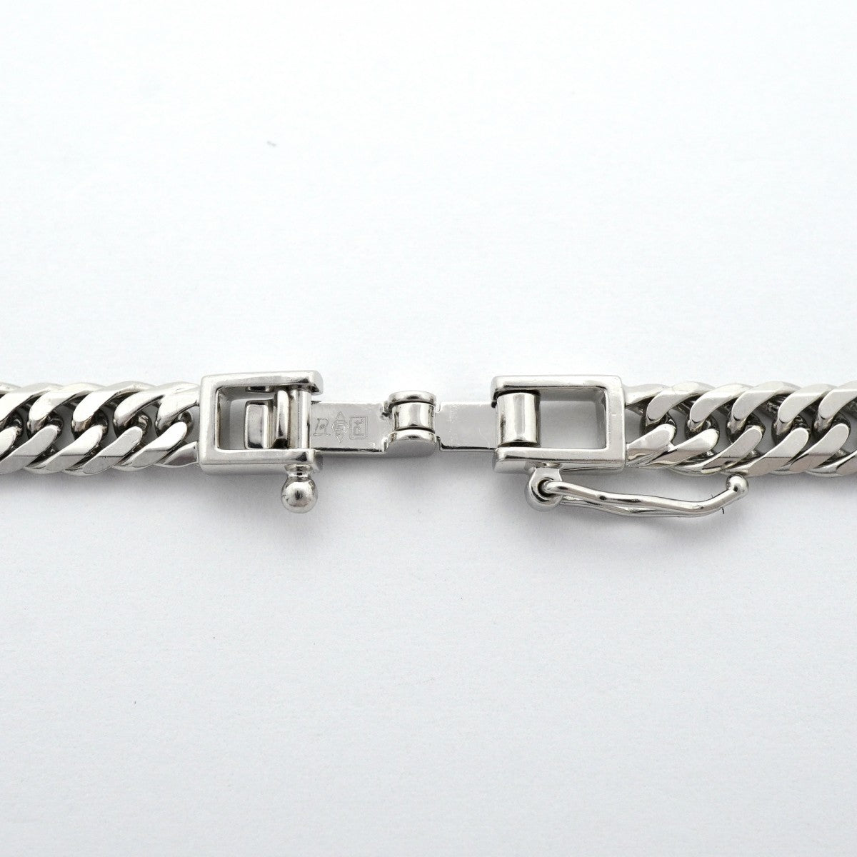 【6khe0028】喜平 ネックレス Pt850 プラチナ 6面 ダブル 50.5cm 30.6g キヘイ【中古】メンズ レディース ユニセックス