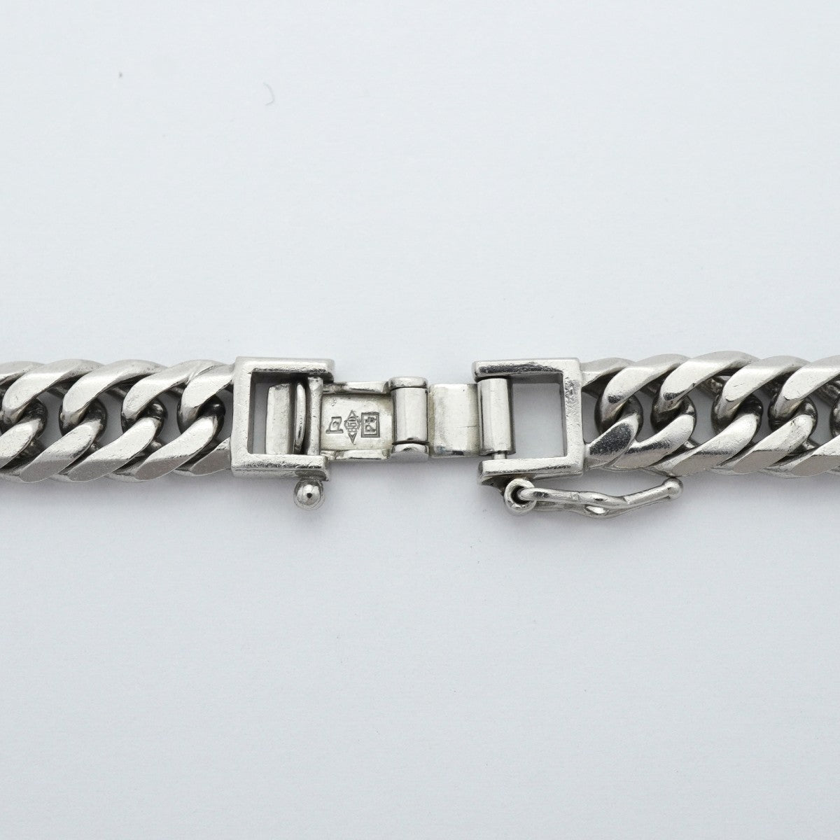 【6khe0030】喜平 ネックレス Pt850 プラチナ 6面 ダブル 61cm 100.3g キヘイ【中古】メンズ レディース ユニセックス
