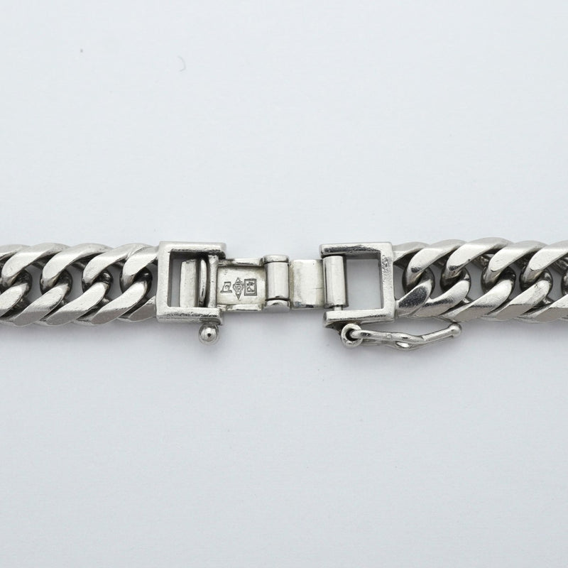 【6khe0030】喜平 ネックレス Pt850 プラチナ 6面 ダブル 61cm 100.3g キヘイ【中古】メンズ レディース ユニセックス