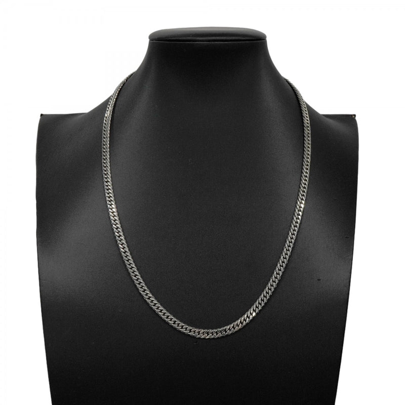 【6khe0031】喜平 ネックレス Pt850 プラチナ 6面 ダブル 50.6cm 50.8g キヘイ【中古】メンズ レディース ユニセックス