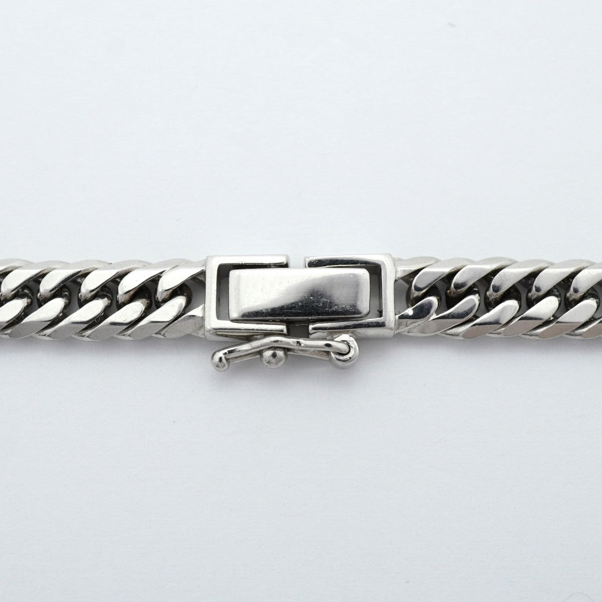 【6khe0031】喜平 ネックレス Pt850 プラチナ 6面 ダブル 50.6cm 50.8g キヘイ【中古】メンズ レディース ユニセックス