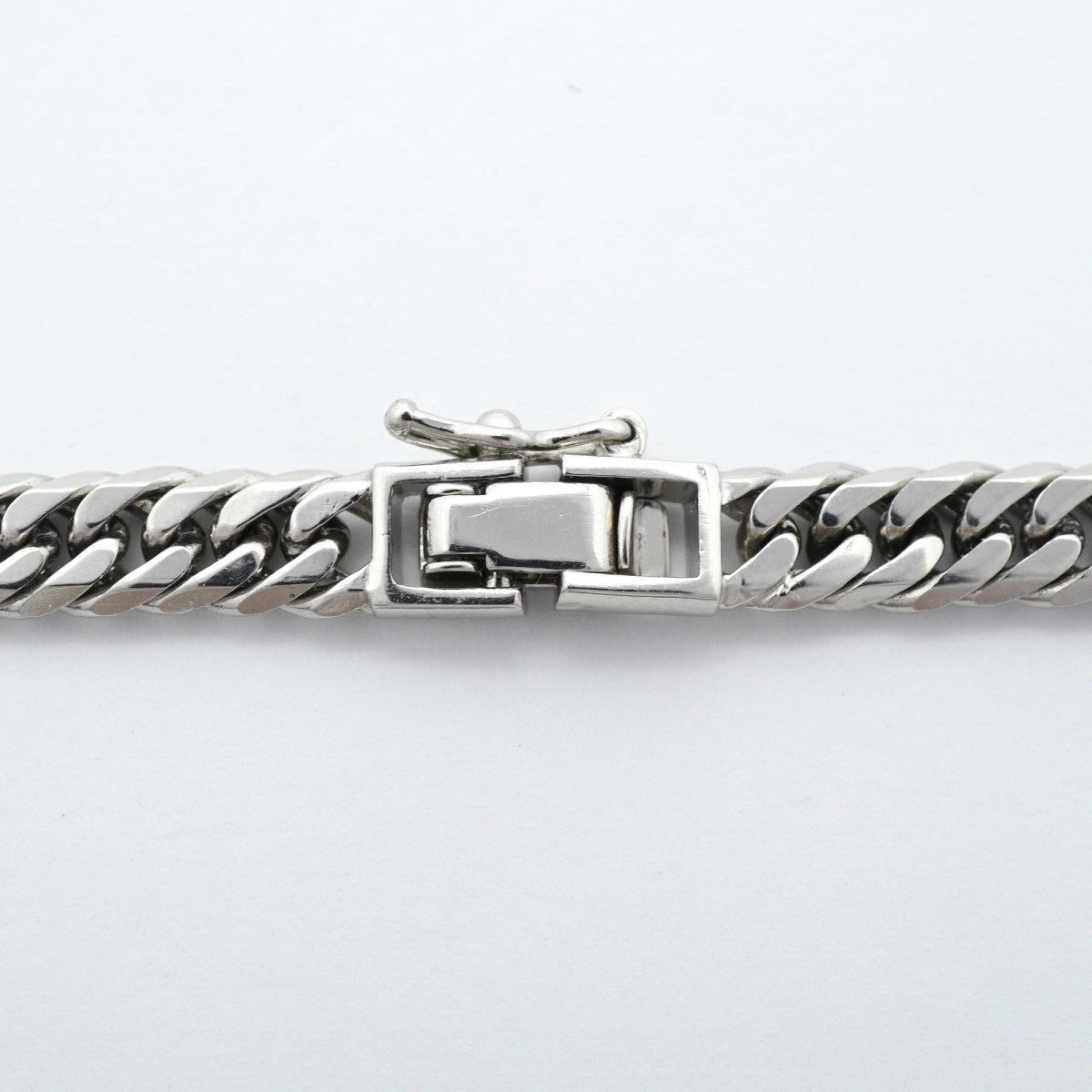 【6khe0031】喜平 ネックレス Pt850 プラチナ 6面 ダブル 50.6cm 50.8g キヘイ【中古】メンズ レディース ユニセックス