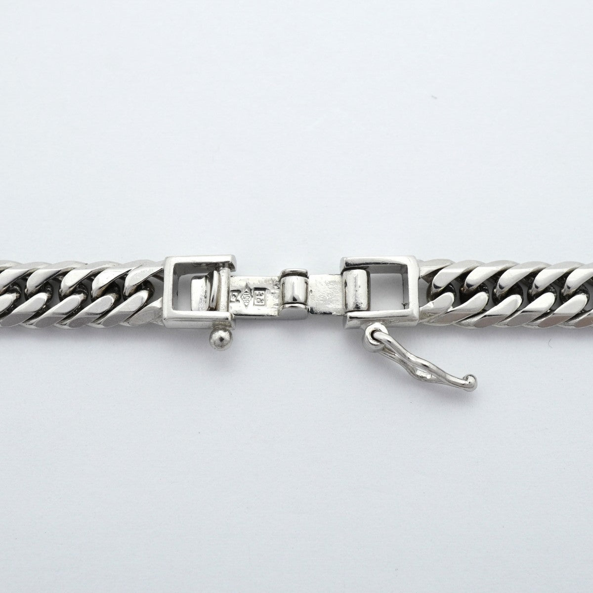 【6khe0031】喜平 ネックレス Pt850 プラチナ 6面 ダブル 50.6cm 50.8g キヘイ【中古】メンズ レディース ユニセックス