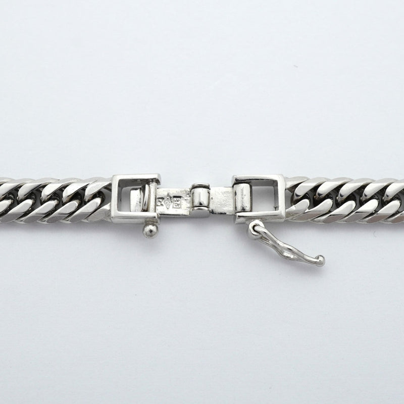 【6khe0031】喜平 ネックレス Pt850 プラチナ 6面 ダブル 50.6cm 50.8g キヘイ【中古】メンズ レディース ユニセックス