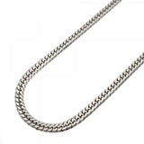 【6khe0031】喜平 ネックレス Pt850 プラチナ 6面 ダブル 50.6cm 50.8g キヘイ【中古】メンズ レディース ユニセックス