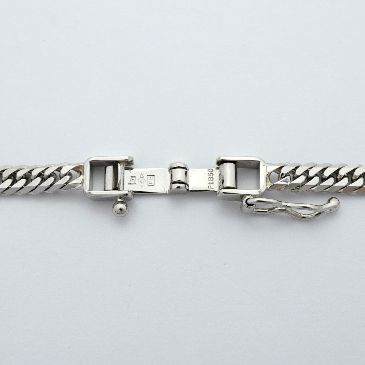 【6khe0032】喜平 ネックレス Pt850 プラチナ 6面 ダブル 50.3cm 20.4g キヘイ【中古】メンズ レディース ユニセックス
