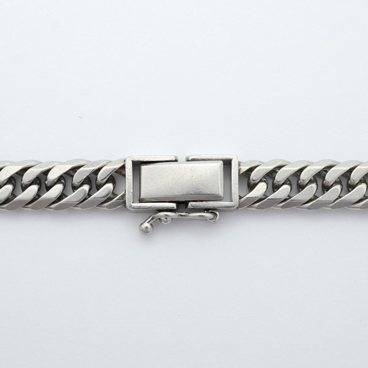 【6khe0033】喜平 ネックレス Pt850 プラチナ 6面 ダブル 62.3cm 99.6g キヘイ【中古】メンズ レディース ユニセックス