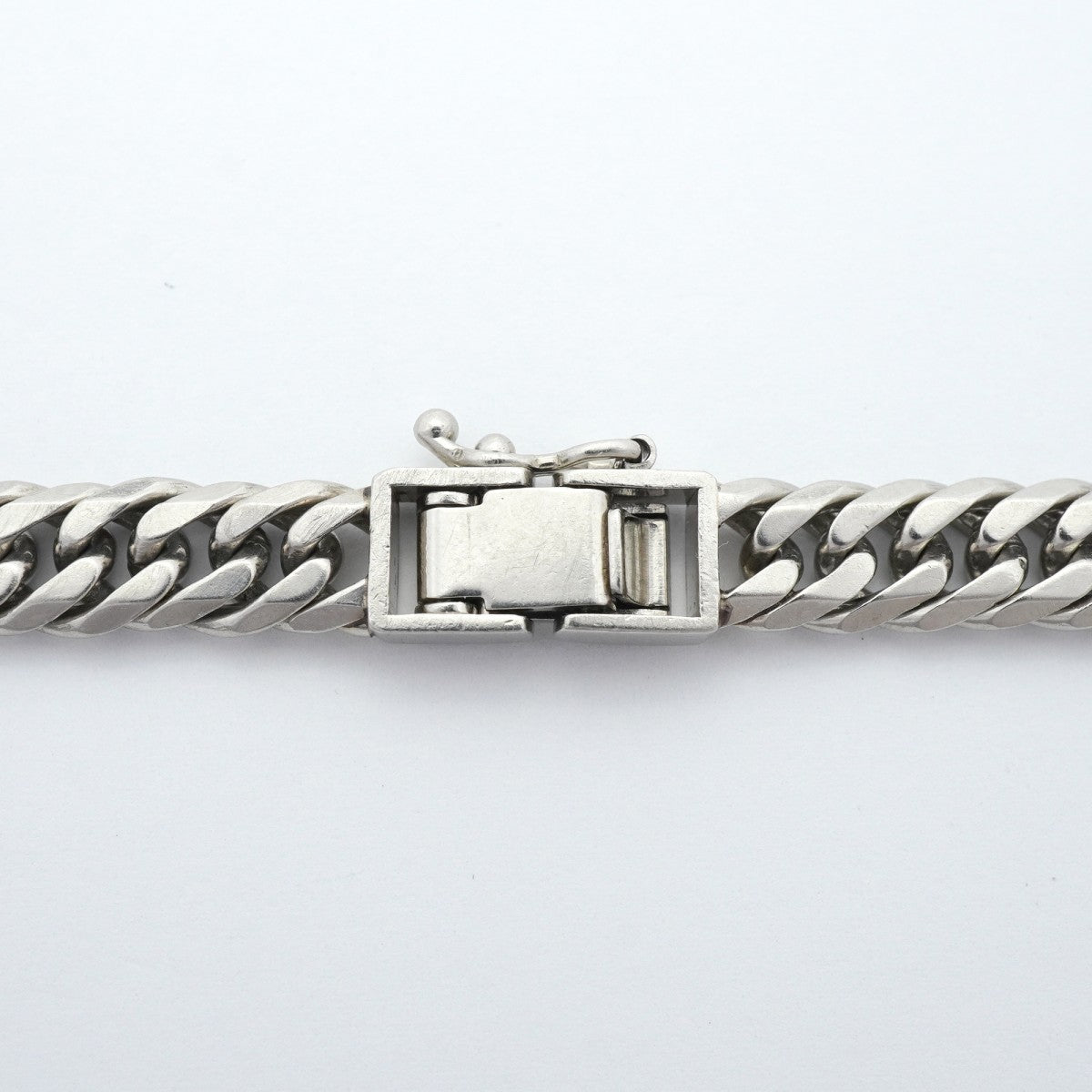 【6khe0033】喜平 ネックレス Pt850 プラチナ 6面 ダブル 62.3cm 99.6g キヘイ【中古】メンズ レディース ユニセックス