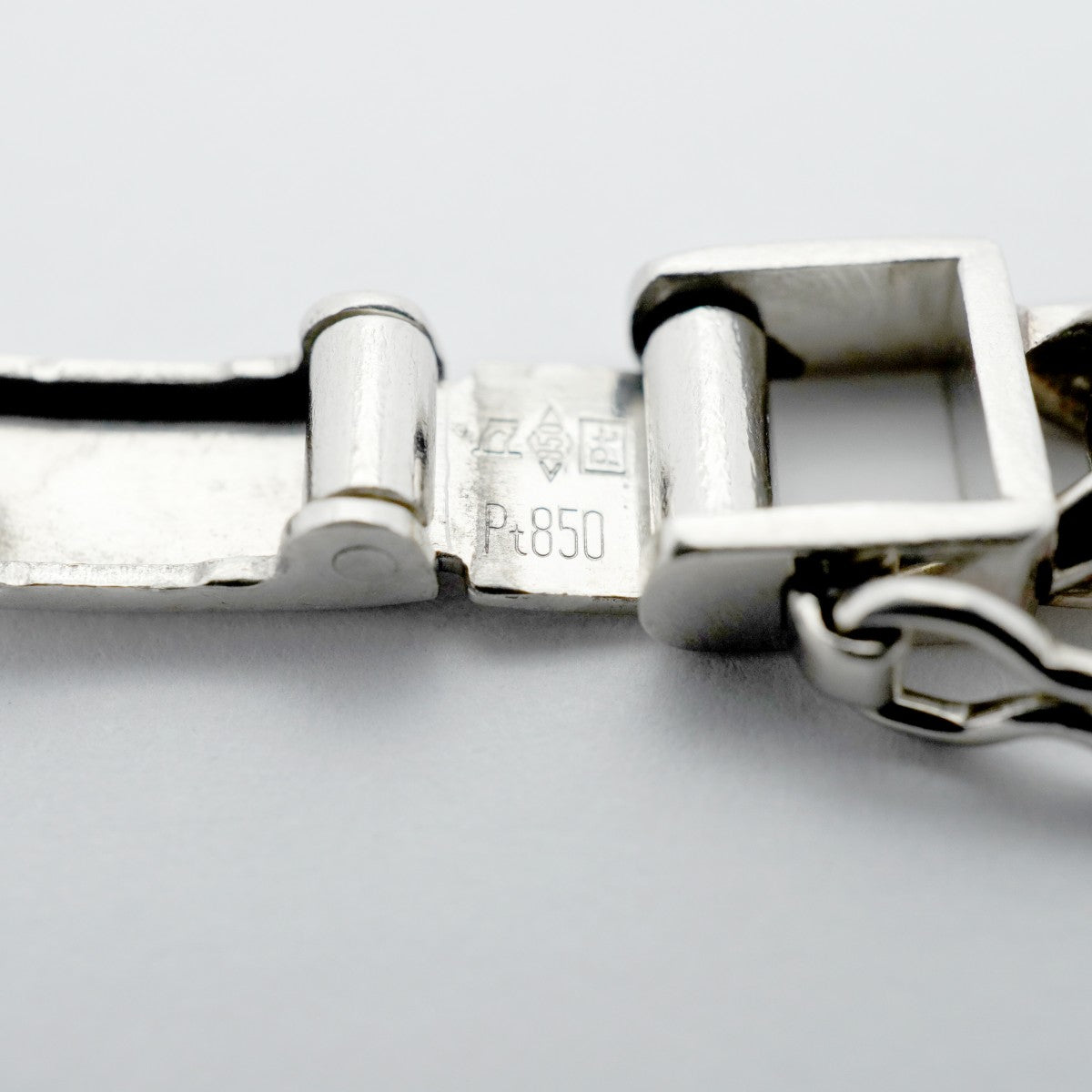 【6khe0033】喜平 ネックレス Pt850 プラチナ 6面 ダブル 62.3cm 99.6g キヘイ【中古】メンズ レディース ユニセックス