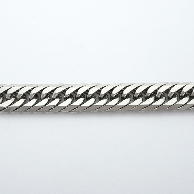 【6khe0034】喜平 ブレスレット Pt850 プラチナ 8面 トリプル 20.7cm 50.1g キヘイ【中古】メンズ レディース ユニセックス
