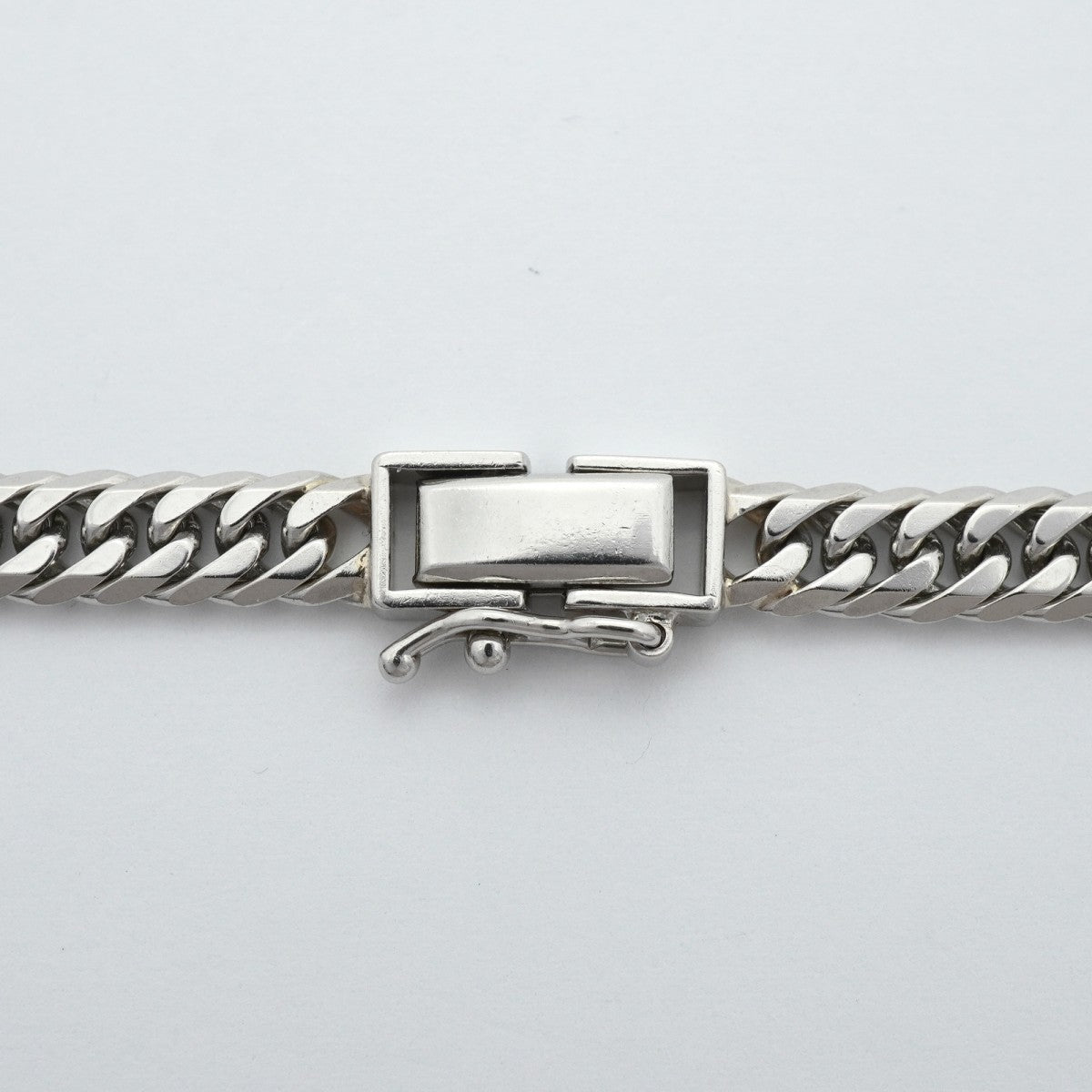 【6khe0035】喜平 ネックレス Pt850 プラチナ 6面 ダブル 51cm 50.4g キヘイ【中古】メンズ レディース ユニセックス