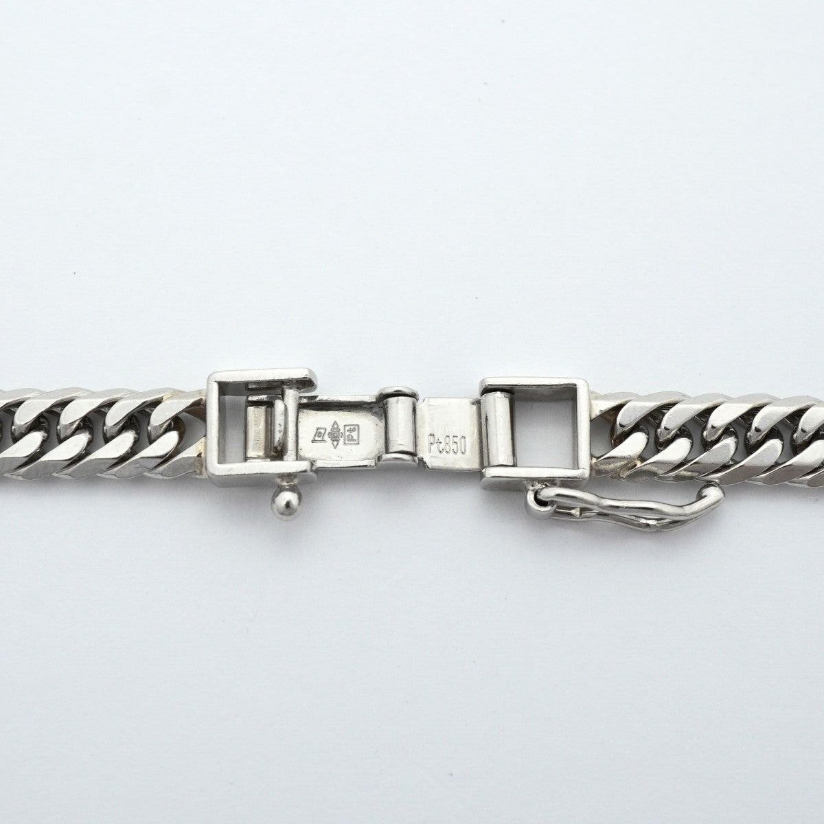 【6khe0035】喜平 ネックレス Pt850 プラチナ 6面 ダブル 51cm 50.4g キヘイ【中古】メンズ レディース ユニセックス