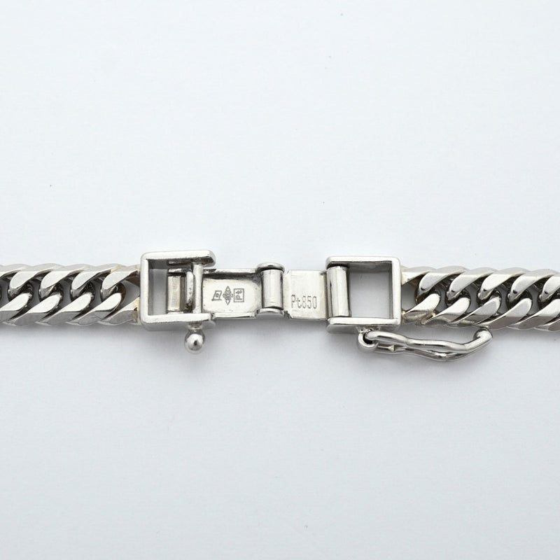 【6khe0035】喜平 ネックレス Pt850 プラチナ 6面 ダブル 51cm 50.4g キヘイ【中古】メンズ レディース ユニセックス