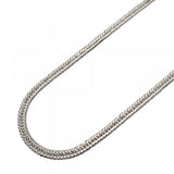 【6khe0037】喜平 ネックレス Pt850 プラチナ トリプル 12面 45.8cm 27.7g キヘイ【中古】メンズ レディース ユニセックス