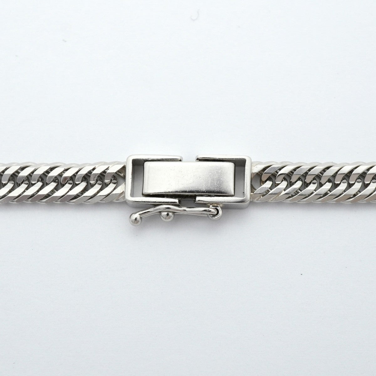 【6khe0037】喜平 ネックレス Pt850 プラチナ トリプル 12面 45.8cm 27.7g キヘイ【中古】メンズ レディース ユニセックス