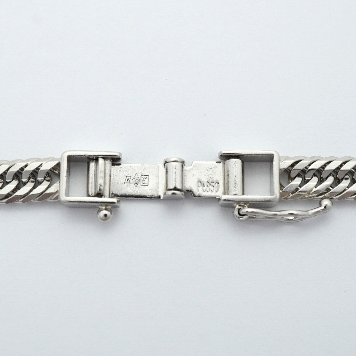 【6khe0037】喜平 ネックレス Pt850 プラチナ トリプル 12面 45.8cm 27.7g キヘイ【中古】メンズ レディース ユニセックス