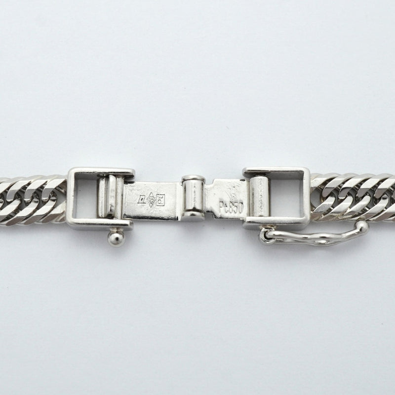 【6khe0037】喜平 ネックレス Pt850 プラチナ トリプル 12面 45.8cm 27.7g キヘイ【中古】メンズ レディース ユニセックス