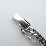 【6khe0040】喜平 ネックレス Pt850 プラチナ 6面 ダブル 60.6cm 30.2g キヘイ【中古】メンズ レディース ユニセックス