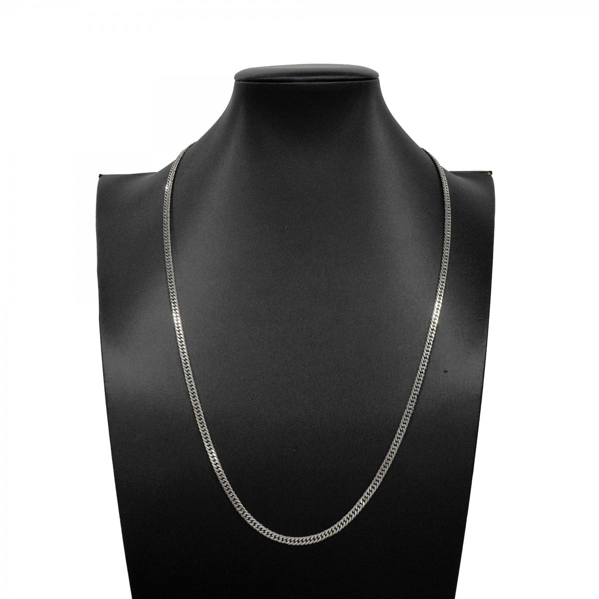 【6khe0040】喜平 ネックレス Pt850 プラチナ 6面 ダブル 60.6cm 30.2g キヘイ【中古】メンズ レディース ユニセックス