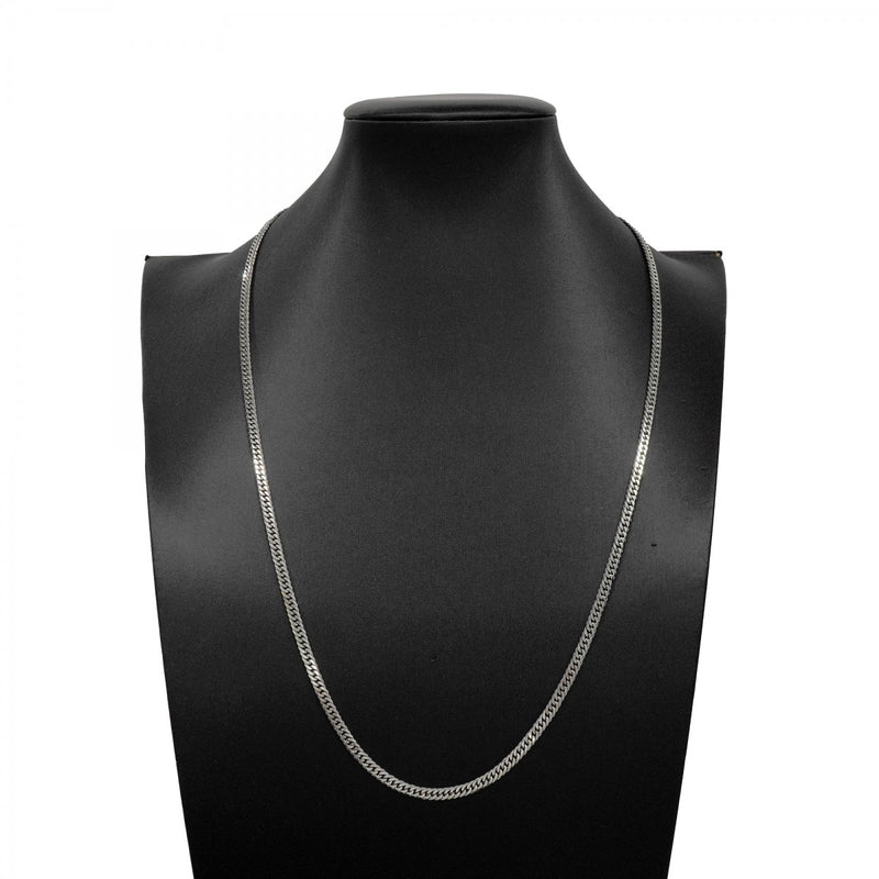 【6khe0040】喜平 ネックレス Pt850 プラチナ 6面 ダブル 60.6cm 30.2g キヘイ【中古】メンズ レディース ユニセックス