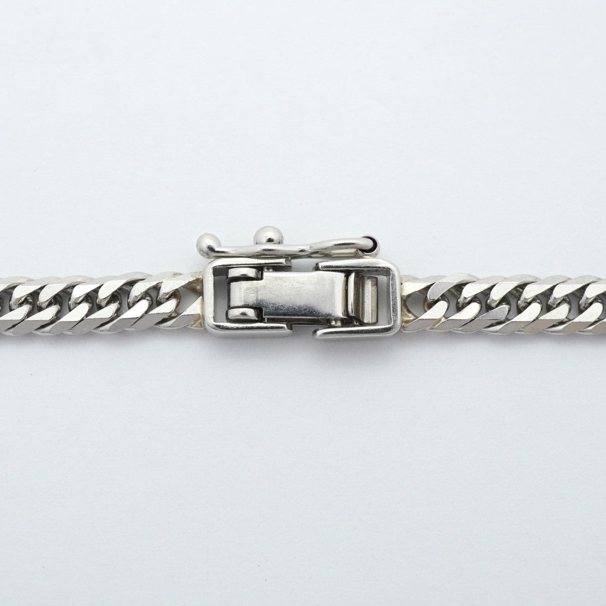 【6khe0040】喜平 ネックレス Pt850 プラチナ 6面 ダブル 60.6cm 30.2g キヘイ【中古】メンズ レディース ユニセックス