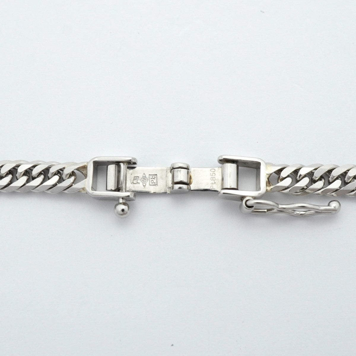 【6khe0040】喜平 ネックレス Pt850 プラチナ 6面 ダブル 60.6cm 30.2g キヘイ【中古】メンズ レディース ユニセックス