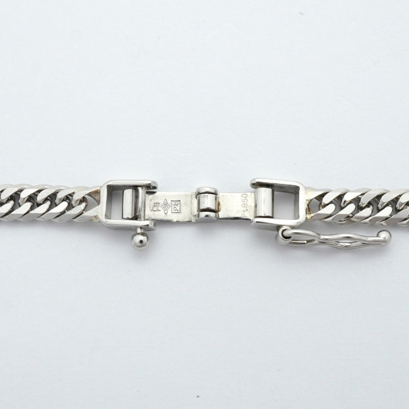 【6khe0040】喜平 ネックレス Pt850 プラチナ 6面 ダブル 60.6cm 30.2g キヘイ【中古】メンズ レディース ユニセックス