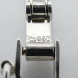 【6khe0040】喜平 ネックレス Pt850 プラチナ 6面 ダブル 60.6cm 30.2g キヘイ【中古】メンズ レディース ユニセックス