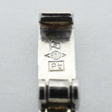 【6khe0040】喜平 ネックレス Pt850 プラチナ 6面 ダブル 60.6cm 30.2g キヘイ【中古】メンズ レディース ユニセックス