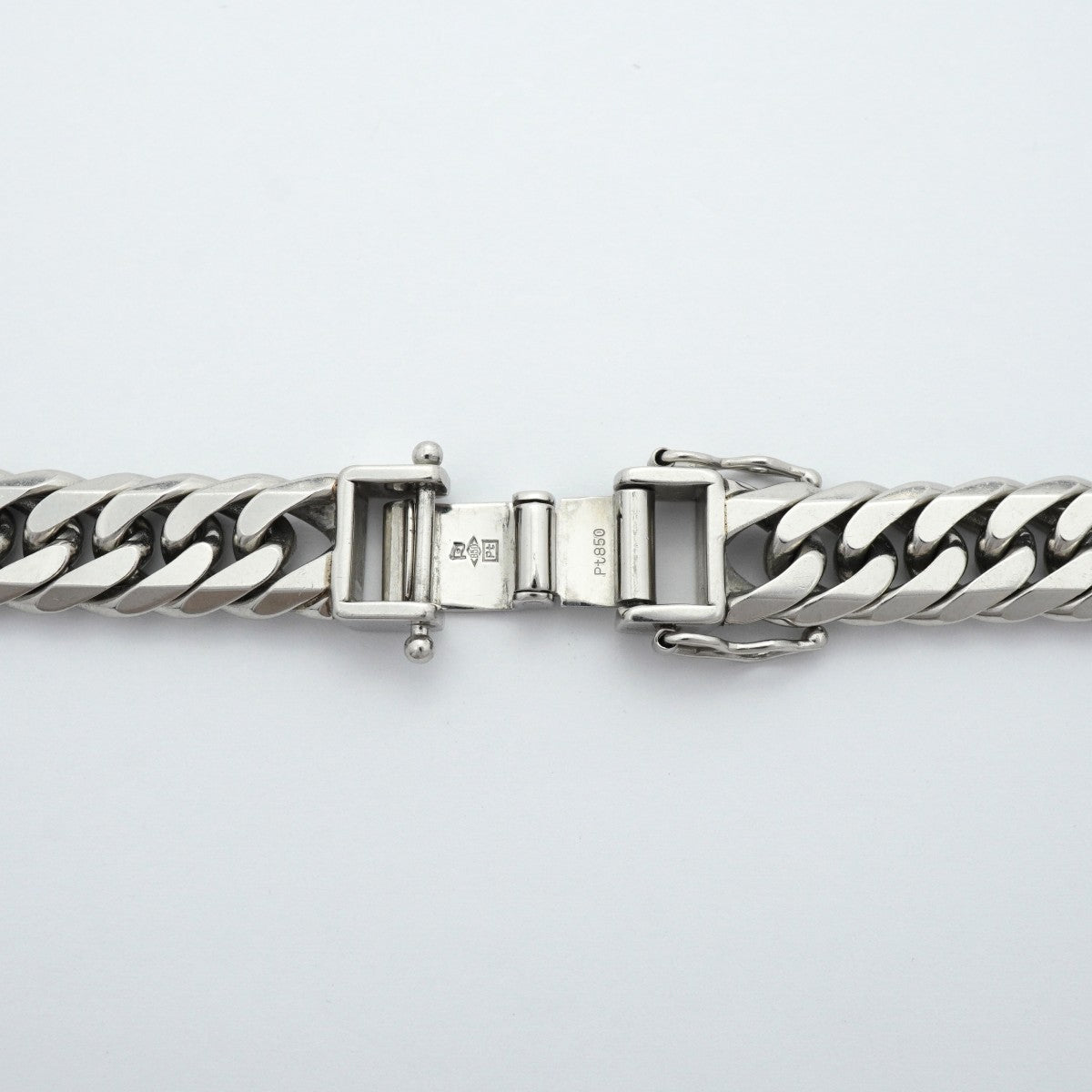 【6khe0041】喜平 ネックレス Pt850 プラチナ 6面 ダブル 50.7cm 150.1g キヘイ【中古】メンズ レディース ユニセックス