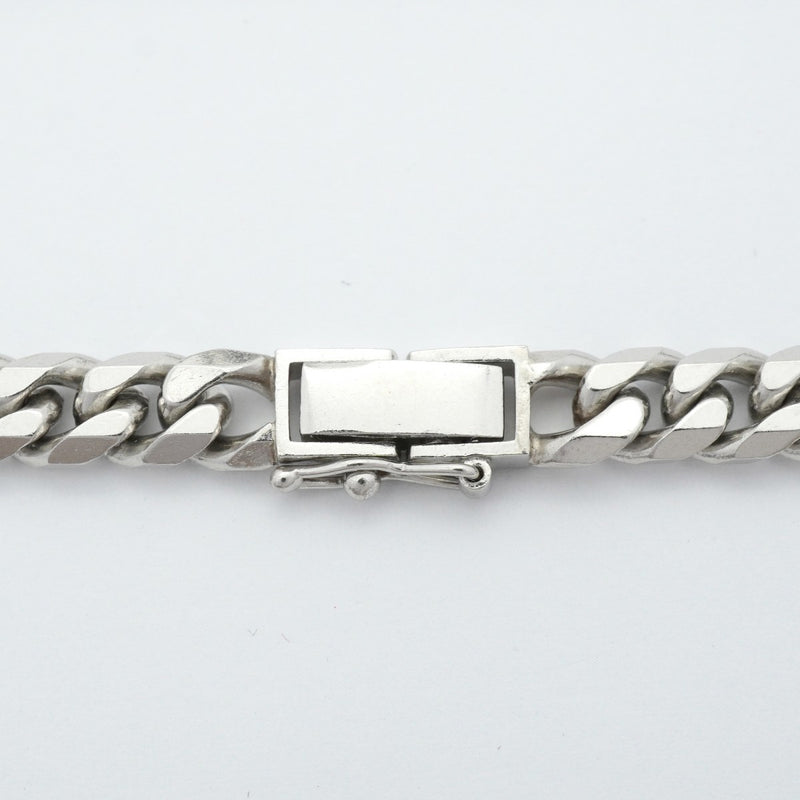 【6khe0042】喜平 ブレスレット Pt850 プラチナ 8面 シングル 20.5cm 30.8g キヘイ【中古】メンズ レディース ユニセックス