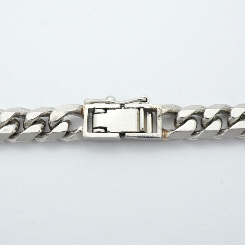 【6khe0042】喜平 ブレスレット Pt850 プラチナ 8面 シングル 20.5cm 30.8g キヘイ【中古】メンズ レディース ユニセックス