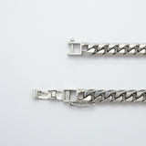 【6khe0042】喜平 ブレスレット Pt850 プラチナ 8面 シングル 20.5cm 30.8g キヘイ【中古】メンズ レディース ユニセックス