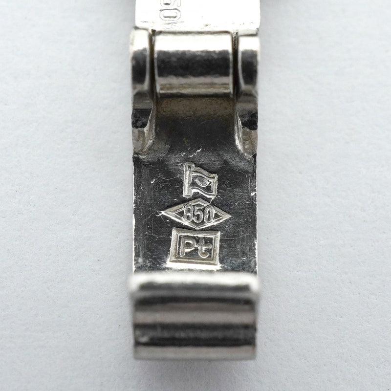 【6khe0042】喜平 ブレスレット Pt850 プラチナ 8面 シングル 20.5cm 30.8g キヘイ【中古】メンズ レディース ユニセックス
