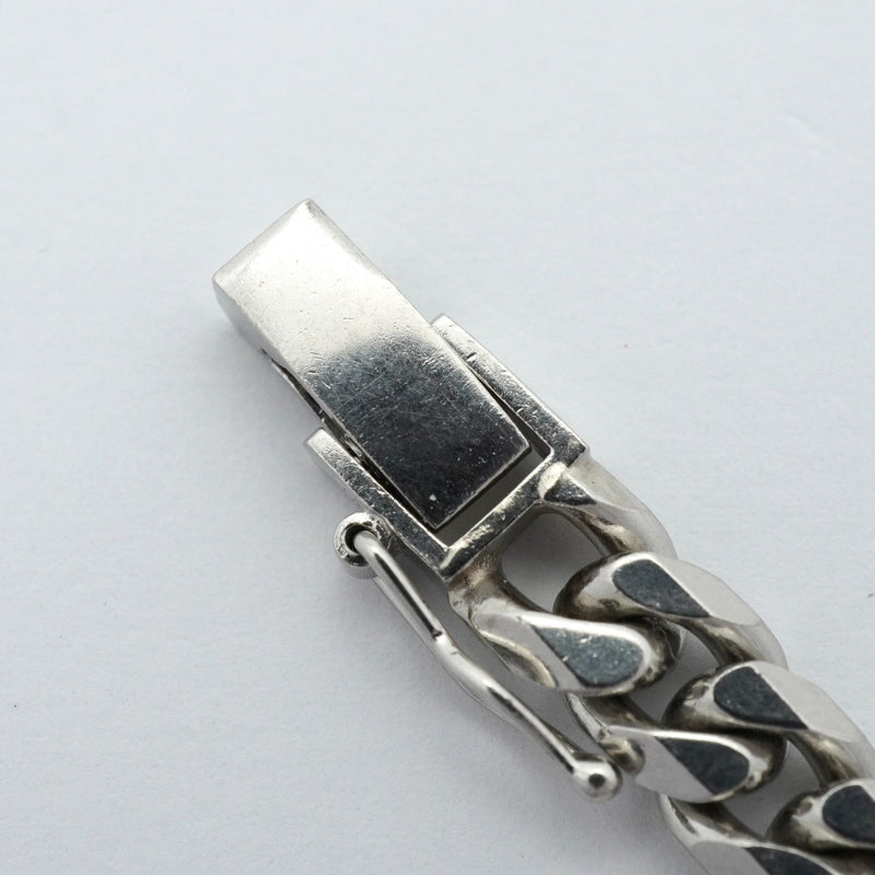 【6khe0042】喜平 ブレスレット Pt850 プラチナ 8面 シングル 20.5cm 30.8g キヘイ【中古】メンズ レディース ユニセックス