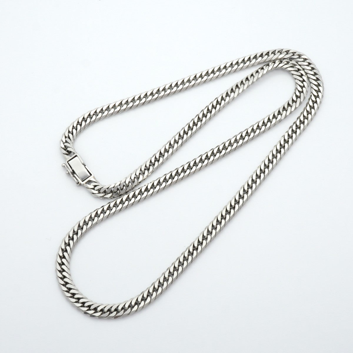 【6khe0043】喜平 ネックレス Pt850 プラチナ 6面 ダブル 51.2cm 50.2g キヘイ【中古】メンズ レディース ユニセックス