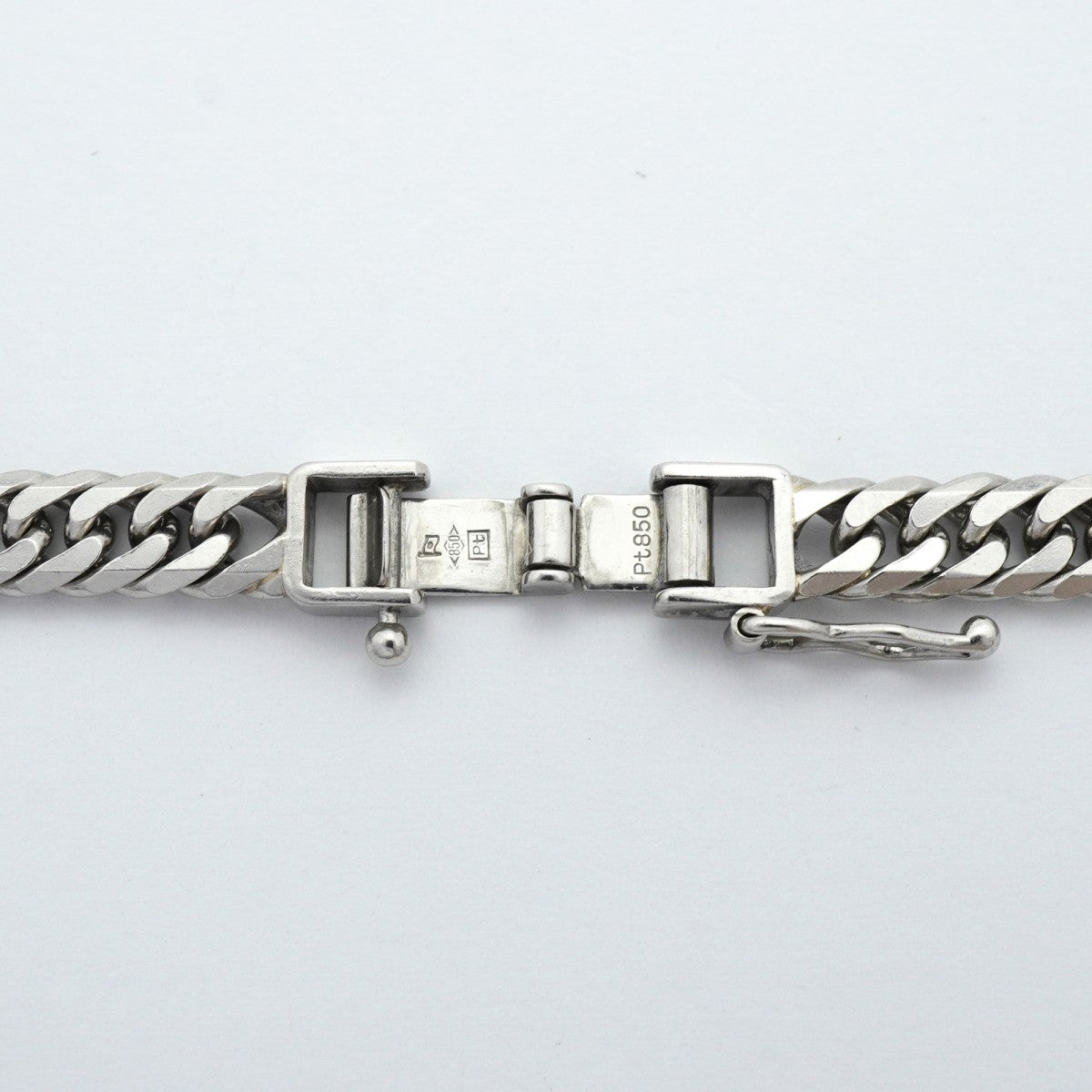 【6khe0043】喜平 ネックレス Pt850 プラチナ 6面 ダブル 51.2cm 50.2g キヘイ【中古】メンズ レディース ユニセックス