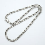 【6khe0046】喜平 ネックレス Pt850 プラチナ 6面 ダブル 50.8cm 50.2g キヘイ【中古】メンズ レディース ユニセックス