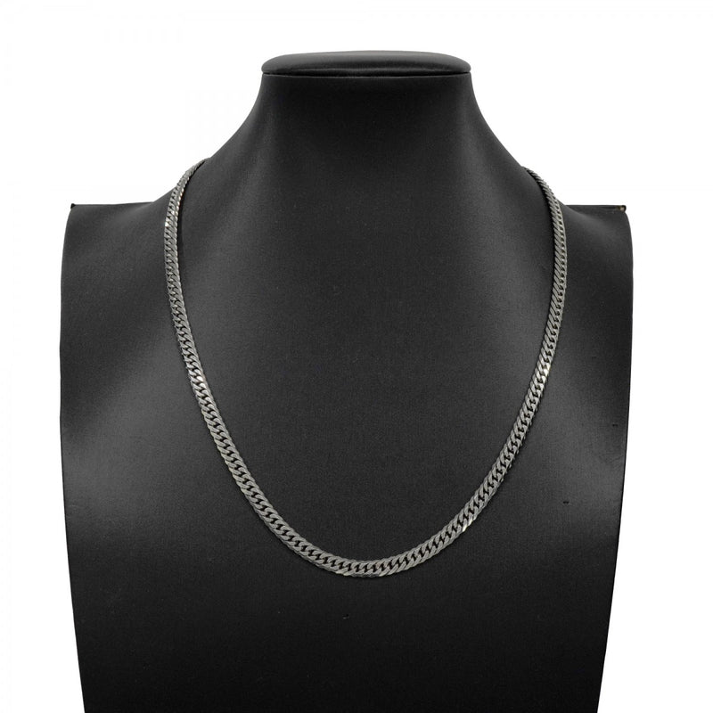 【6khe0046】喜平 ネックレス Pt850 プラチナ 6面 ダブル 50.8cm 50.2g キヘイ【中古】メンズ レディース ユニセックス