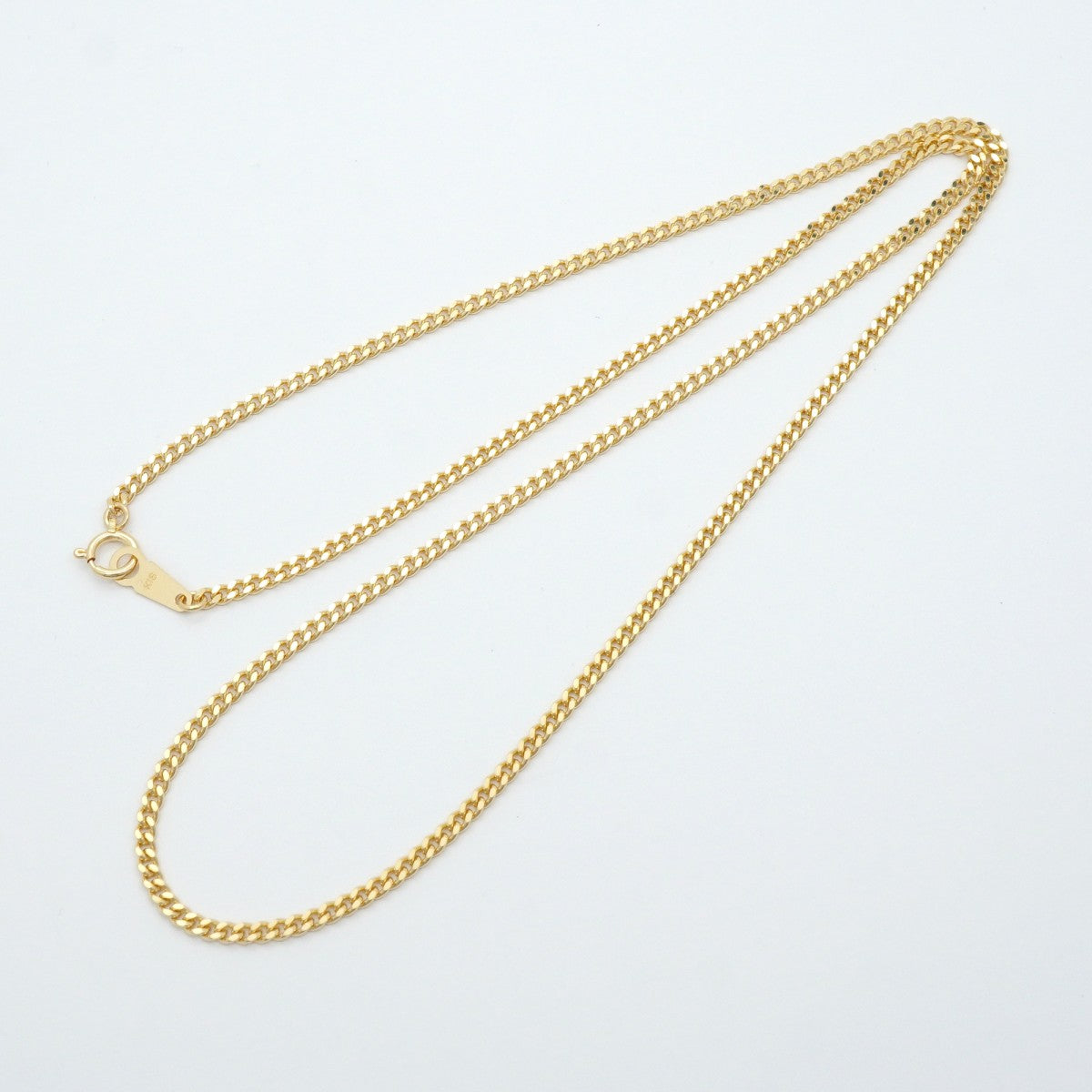 【6khe0048】喜平 ネックレス K18 ゴールド 2面 シングル 50.2cm 10.1g キヘイ 18金【中古】メンズ レディース ユニセックス