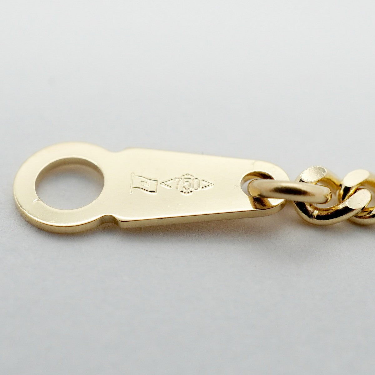 【6khe0048】喜平 ネックレス K18 ゴールド 2面 シングル 50.2cm 10.1g キヘイ 18金【中古】メンズ レディース ユニセックス