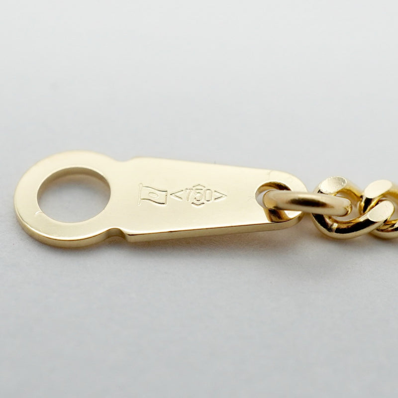 【6khe0048】喜平 ネックレス K18 ゴールド 2面 シングル 50.2cm 10.1g キヘイ 18金【中古】メンズ レディース ユニセックス