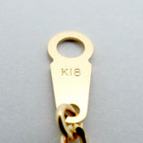 【6khe0048】喜平 ネックレス K18 ゴールド 2面 シングル 50.2cm 10.1g キヘイ 18金【中古】メンズ レディース ユニセックス