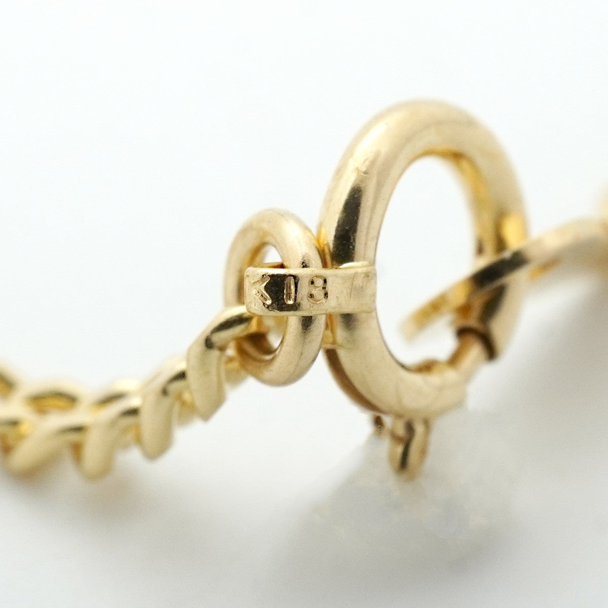 【6khe0048】喜平 ネックレス K18 ゴールド 2面 シングル 50.2cm 10.1g キヘイ 18金【中古】メンズ レディース ユニセックス