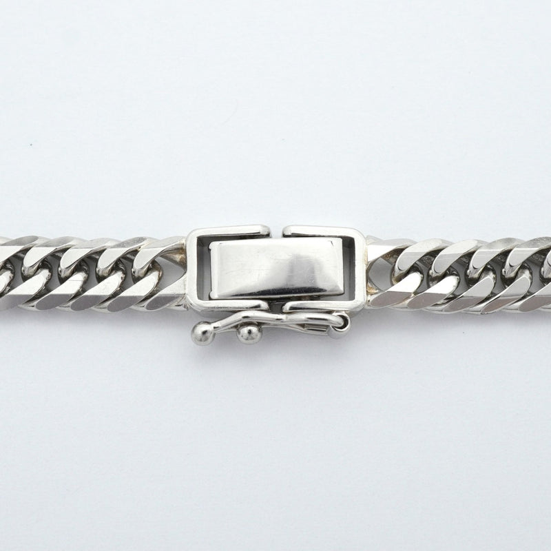 【6khe0050】喜平 ネックレス Pt850 プラチナ 6面 ダブル 50.2cm 50.4g キヘイ【中古】メンズ レディース ユニセックス